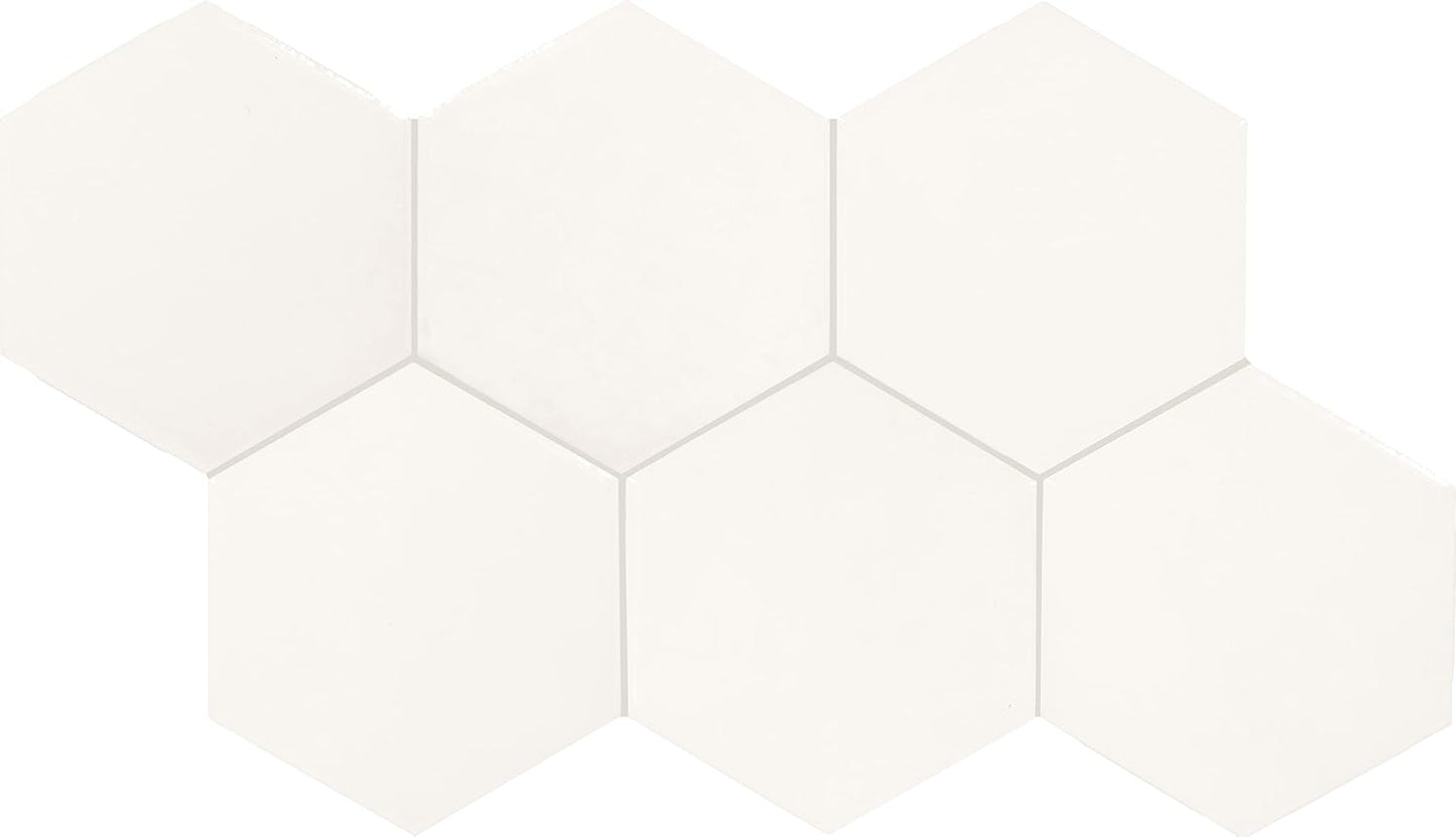 Daltile Mesmerist 4" Hexagon Ceramic Wall Tile in Spirit (30 PC Per Carton) (3 SQFT Per Carton )