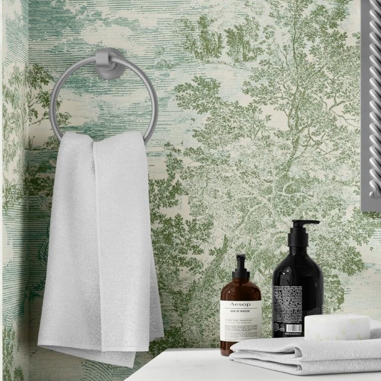 Surface Style - Peel and Stick Wallpaper, Scenic Wallpaper for Bedroom, Powder Room, Kitchen, Self Adhesive, Vinyl, 30.75 Sq Ft Coverage (Serene Scenes Collection, Willow)