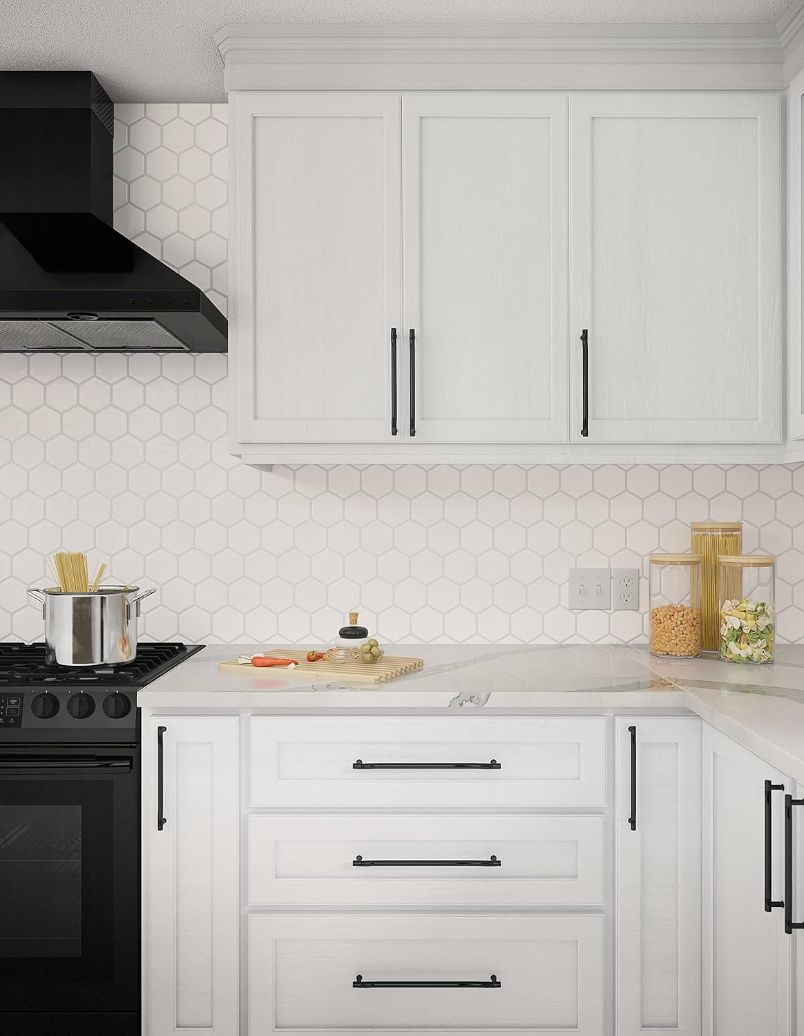 Daltile Mesmerist 4" Hexagon Ceramic Wall Tile in Spirit (30 PC Per Carton) (3 SQFT Per Carton )