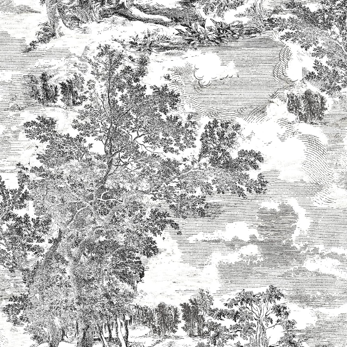 Surface Style - Peel and Stick Wallpaper, Scenic Wallpaper for Bedroom, Powder Room, Kitchen, Self Adhesive, Vinyl, 30.75 Sq Ft Coverage (Serene Scenes Collection, Willow)