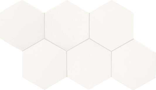 Daltile Mesmerist 4" Hexagon Ceramic Wall Tile in Spirit (30 PC Per Carton) (3 SQFT Per Carton )
