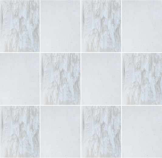 ILLUCKAI 12 Sheets Clear Transparent Fusible Stained Glass Sheets 96 COE, 4 x 6 inch Fused Glass Supplies for Glass Fusing Crafts Stained Glass Projects and Mosaic Artwork